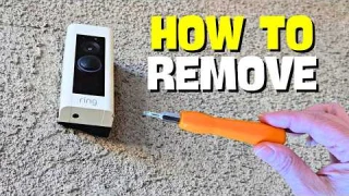 How To Remove Ring Doorbell Cover (How to Take Off Ring Faceplate)