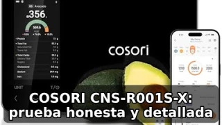 Review honesta de la COSORI CNS-R001S-X: báscula digital premium con app para 19 nutrientes