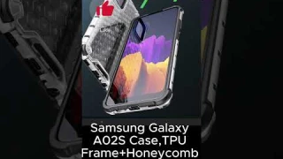 Samsung Galaxy A02S Case,TPU Frame+Honeycomb PC Co