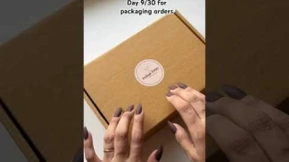 Easy Packaging idea for your small business ☺️🤎✨