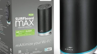 ARRIS SURFboard mAX W30 Tri-Band Mesh Ready Wi-Fi 6 Router | AX7800 Wi-Fi Speeds up to 7.8 Gbps