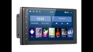 Android 10.1 Car Stereo RDS FM Radio Receiver 7 inch Display Bluetooth WiFi AUX GPS Navigation EQ