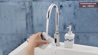 Fontana Wella Goose Neck Automatic Sensor Faucet