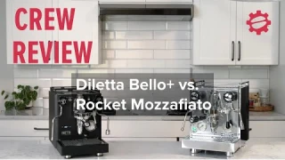 Espresso Machine COMPARISON: Diletta Bello+ vs. Rocket Mozzafiato Timer Type V