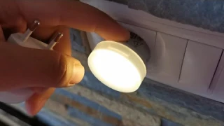 Ikea MÖRKRÄDD LED nightlight with sensor - review and test