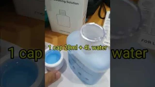 Roborock Qrevo 5AE: Water Amount & Floor Cleaner Mix #RoborockQrevo #roborock #HomeCleaning