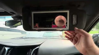Car Visor Vanity Mirror, Rechargeable Sun Visor Mirror With 3 Light Modes & 60 LEDs Light Review
