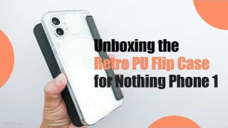 Retro Flip Case for Nothing Phone 1 Unboxing
