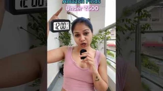 Amazon Finds Under Rs.500 - Digital Clock With Date, Time, Temperature, Alarm #affordableproduct