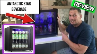 Antarctic Star Mini Fridge Beverage Refrigerator Cooler REVIEW