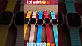 NEW SPORTS WATCH | LED WATCH | DIGITAL LED WATCH | NEW KIDS WATCH🍎💯#watches #ghari #new #blackwatch