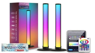 LIXINCORDA Smart LED RGBIC Desktop Lamp Atmosphere Rhythm Pickup Light Bars Bluetooth Review