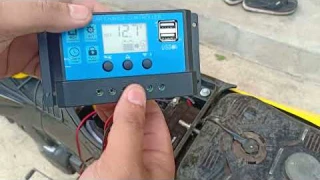 HOW TO CHARGE YOU PHONE OR DEVICES TO YOUR MOTORCYCLE USING SOLAR CONTROLLER.