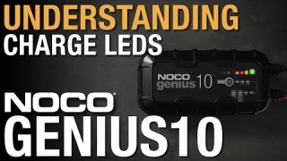 Understanding Charge LEDs on NOCO Genius 10