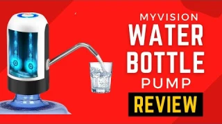 Myvision Water Bottle Pump 5 Gallon Water Bottle Dispenser Review (Pros & Cons Explained)