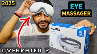 I TRIED EYE MASSAGE | Agaro Eye Massager Unboxing & Review