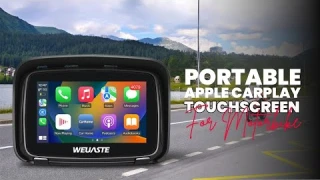 WEUASTE Portable Apple CarPlay Screen for Motorcycles: Ultimate 5” Waterproof Touch Screen! | Review