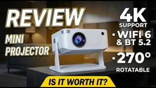 Phigeek Mini Projector with WiFi 6 and Bluetooth 5.2 Review - Is it Good? Is it Worth It?