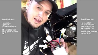 Electronic speed controllers Everything you need to know THE BASICS! 24v 36v 48v