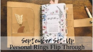 OCTOBER SET-UP | Personal Rings Flip Through