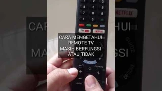 CARA MENGETAHUI REMOTE MASIH BERFUNGSI ATAU TIDAK #shorts