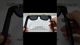 how to wake up voice assistant #smartglasses #mobileaccessories #glass #metaglasses #eyes