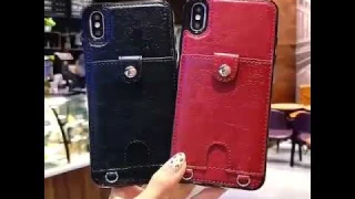 Iconic iPhone purse case with shoulder strap by AmyandRose