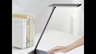 Smart touch LED table lamp, led desk lamp, stepless dimming control, CCT adjustable-F100