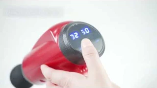 Deep Tissue Muscle Therapy Massage Fascial Gun With LCD Screen