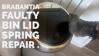 Brabantia Faulty Touch Bin Lid Spring not lifting. (Free Repair / Fix)