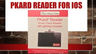 Pkard Smart Card Reader for IOS Review