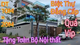bán Biệt Thự Bình Dương (334) Dt:10m×20m Hệ Thống Điện Năng Lượng Hệ Thống Điện Tự Động Thông Minh