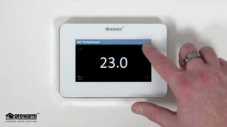 ProWarm ProTouch 2 Thermostat - Basic Operation