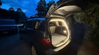 Universal trunk LED light strip installation - works for Toyoto/Honda/Subaru/Mazda/Ford/GM/Nissan