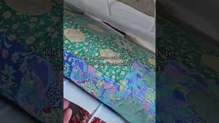 so excited to collect the temperature quilt from the long armers! #quilted #temperatureblanket