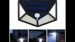 NEW 100pcsLED 1200mAh Body Sensor Light Control Dusk to Dawn Waterproof IP65 Outdoor Wall light