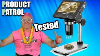 Using a TOMLOV Digital Microscope On a Coin