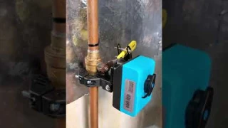 Installed the EcoNet Controls EVC200-HCSML The Bulldog Robot Z-Wave Water Valve Shut Off Controller.