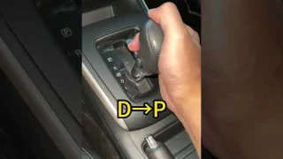 How to put into gear and park correctly with automatic transmission!#car #tips #automotive