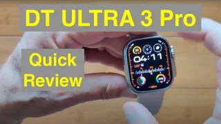 DTNo.1 DT ULTRA 3 Pro BT Calling 4GB Music Storage IP68 AMOLED Always-On Smartwatch: Quick Review