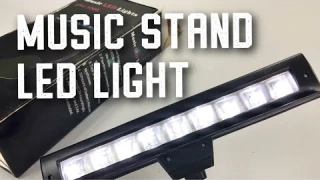 Lixada Flexible Bendable 9 LEDs Music Stand Clip Lamp Light Review