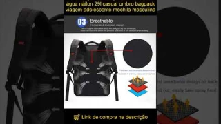 Oiwas sacos de escola 14 Polegada mochilas portáteis à prova dwaterproof água náilon 29l casual