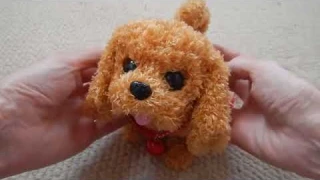 Plush Teddy Dog Toy Puppy Electronic Interactive Dog Review, Disappointing   but reasonable value fo