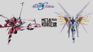 METAL ROBOT Mighty Strike Freedom Gundam vs Infinite Justice Gundam Type 2