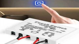 12V LED Dimmer Switch Capacitive Brightness Adjustable Touch Sensor Switch For Bathroom Mirror Light