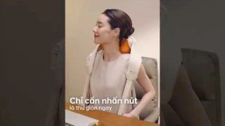 Thư giãn ngay tại bàn làm việc cùng máy mát xa cổ vai gáy Breo N6 Mini