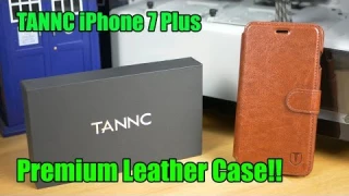 TANNC iPhone 7 Plus Leather Flip Wallet Case 4k