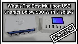 What's The Best Multiport USB Charger Below $30 With LCD Display?