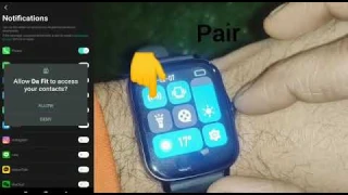 How to pair calvinford Aura smart watch