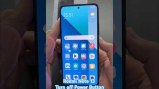Redmi Note 13 Turn off Power Button Launch Google Assistant
